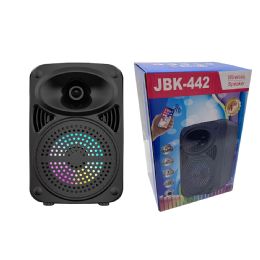 18 pieces 4 inch Wireless Speaker With Usb/tf Cards & Aux Inputs 500 Mah Multicolor Light On Speaker - Speakers and Microphones