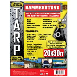 3 pieces Tarp 20 X 30 Ft Silver Heavy Duty 160 Gsm - Tarps