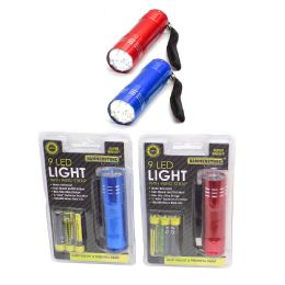 72 pieces Heavy Duty 9 Led Flashlight - Flash Lights