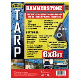 25 pieces Tarp 6 X 8 Ft Blue 80 Gsm - Tarps