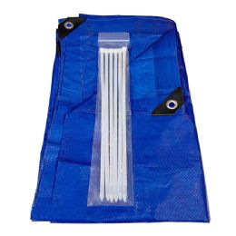 3 pieces Tarp 20 X 25 Ft Blue 80 Gsm - Tarps
