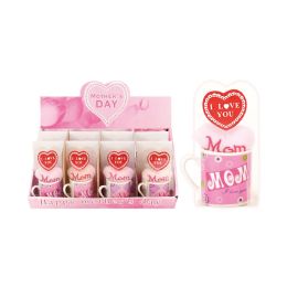 48 Wholesale Mother's Day Heart And Mug Set