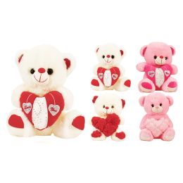 48 Pieces 12 inch Bear With Heart - Mothers Day