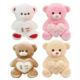 36 Pieces 16 inch Bear With Heart 2 Styles - Valentine Decorations