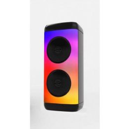 6 Pieces Large Led Light Tower Wireless Portable Bluetooth Speaker For Universal Cell Phone And Bluetooth Device Black - Speakers and Microphones
