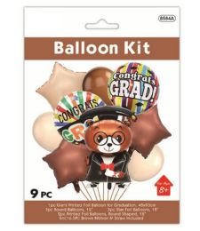 48 Pieces 9pc Graduation Balloon Kit - Graduation