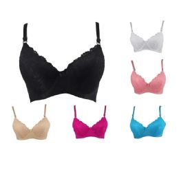 45 Pieces Bras Packed Assorted Laced Underwire - Womens Panties & Underwear