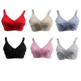 45 Pieces Bras Packed Assorted Colors Adjustable Straps Size - Womens Panties & Underwear