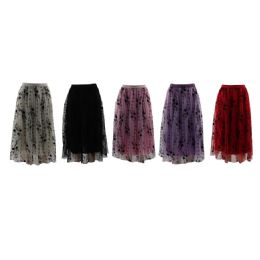 3 of Women Patterned A-Line Skirt With Lining