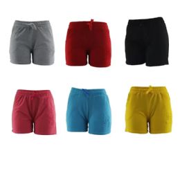 12 Pieces Women Bear Workout Shorts - Womens Shorts