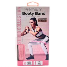 12 Wholesale Formfit Women's Pink Studio Collection 13 inch Medium Booty Band