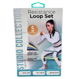 12 Wholesale Formfit Women's 5 Green Resistance Loops Set