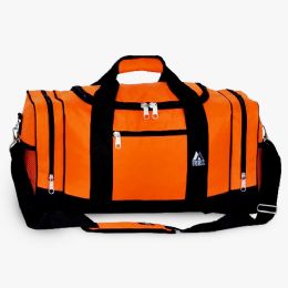 20 Pieces Crossover Duffel Bag 10" W X 20" H X 10" D Orange - Duffel Bags