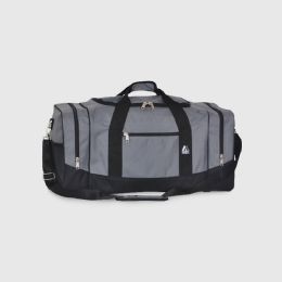 20 Pieces Crossover Duffel Bag - Large 12" W X 25" H X 12" D Dark Gray - Duffel Bags