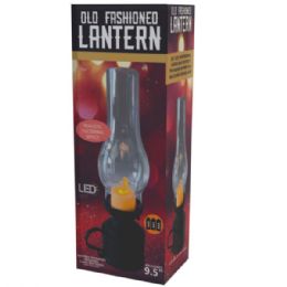 8 pieces Plastic OlD-Fashioned Led Flickering Lantern With Handle BatterY-Operated - Lamps and Lanterns