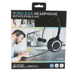 6 pieces Vivitar Bluetooth Wireless Headset With Flexible Mic - Headphones and Earbuds