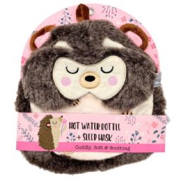 6 pieces Hedgehog Holder Warming Bottle & Sleep Mask - Personal Care Items