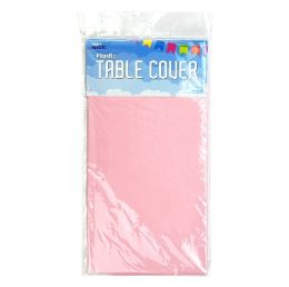 72 pieces Party Magic Pl Light Pink Table Cover 54 - Table Cloth