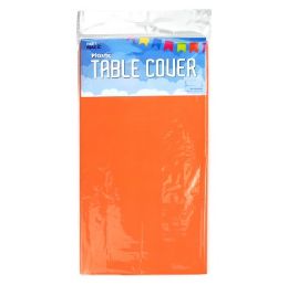 72 pieces Party Magic Pl Orange Table Cover 54x108 - Table Cloth