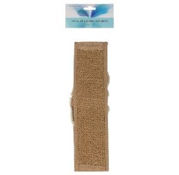48 pieces Bh Exfoliating Back Scrub Tan 28x3.5in - Loofahs & Scrubbers