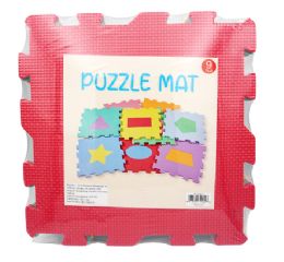 12 pieces Bk Shapes Puzzle Mat 9pc 3years+ - Puzzles