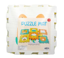12 pieces Bk Animal Puzzle Mat 9pc 3years+ - Puzzles