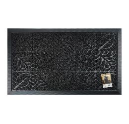 10 pieces Bh Rectangle Outdoor Mat 29x18in Black - Mats