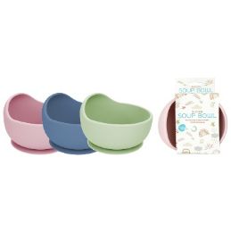48 of Bonita Home Silicone Baby Roundd Soup Bowl Asst 4