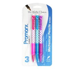 48 pieces Ct Clique Fx? Mechanical Pencil, Assorted Fashion Wraps, 0.7mm - Mechanical Pencils & Lead