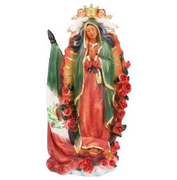 36 pieces Guadalupe Figurine Polyresin 8 Inches - Religious Decor
