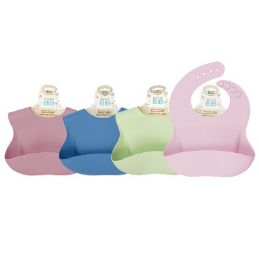 48 pieces Bonita Home Bh Silicone Baby Bib Asst - Baby Utensils
