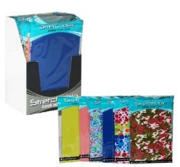 24 pieces Jumbo Fits Books Up To 9 inch X 11 inch Stretchable Book Covers Prints & Solid, - Book Covers
