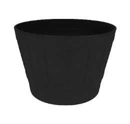 20 pieces Bh Pl Black Flower Pot 11.8x8.3in - Garden Planters and Pots