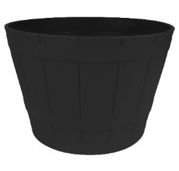 20 pieces Bh Pl Black Flower Pot 13.7x9.6in - Garden Planters and Pots