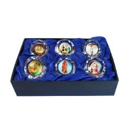 144 pieces Glass Religious Diamond 1.5 Inches - Religious Decor