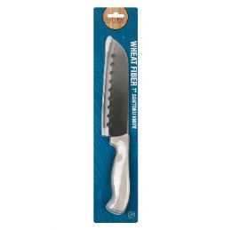 48 pieces Wheat Fiber Santoku Knife 7inches - Kitchen Knives