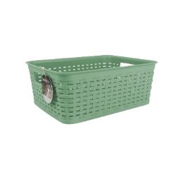 24 pieces Bh Mint Plastic Basket 10x7.5x4in - Baskets