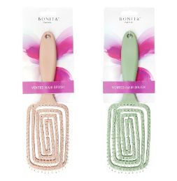 24 pieces Bc Paddle Vent Hair Brush 2 Asst Colors - Hair Brushes & Combs