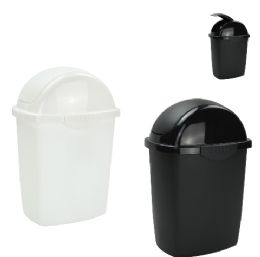24 pieces Bh Kitchen Trash Bin W Lid 7l 2 Colors - Garbage & Storage Bags