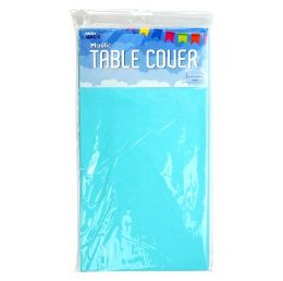 72 pieces Pm Pl Light Blue Table Cover 54x108in - Table Cloth