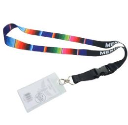 480 pieces Bh Lanyard+badgehlder Mex Sarape - ID Holders