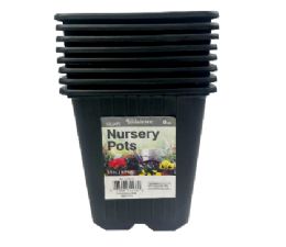48 pieces Bh Pl. Square Nursery Pots 8ct 3.3in - Garden Planters and Pots