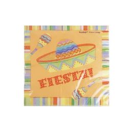 144 pieces Fiesta Luncheon Napkins 16ct - Napkin and Paper Towel Holders