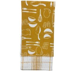 20 pieces Kitchen Towel 2pc Yl Pint 20x28in - Kitchen Towels