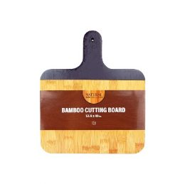 18 pieces Bamboo Cutting Board Blue Edge 12x10 Inches - Cutting Boards