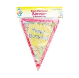 12 pieces Office Party Banner 11 Pennant Long - Party Banners