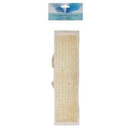 48 pieces Bh Exfoliating Back Scrub White 28x3.5in - Loofahs & Scrubbers