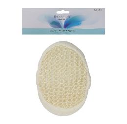 48 pieces Bh Exfoliating Sponge White 6x4x2in - Loofahs & Scrubbers