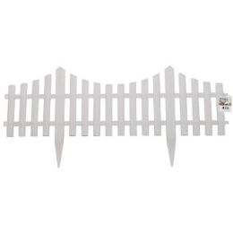 36 pieces Bh Plastic Garden Fence White 23in - Garden Tools