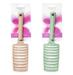 24 pieces Bc Curved Vent Hair Brush 2 Asst Colors - Hair Brushes & Combs